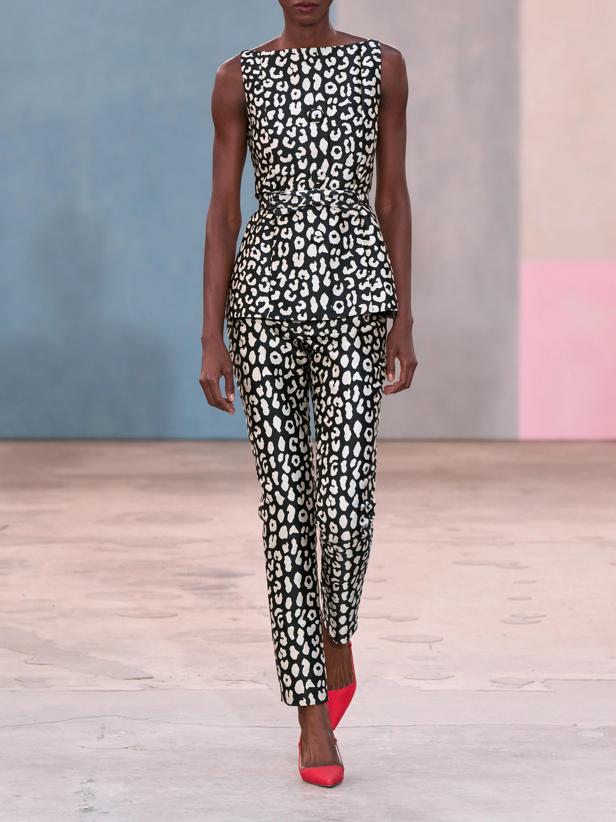 Leopard-Patterned Blouse
