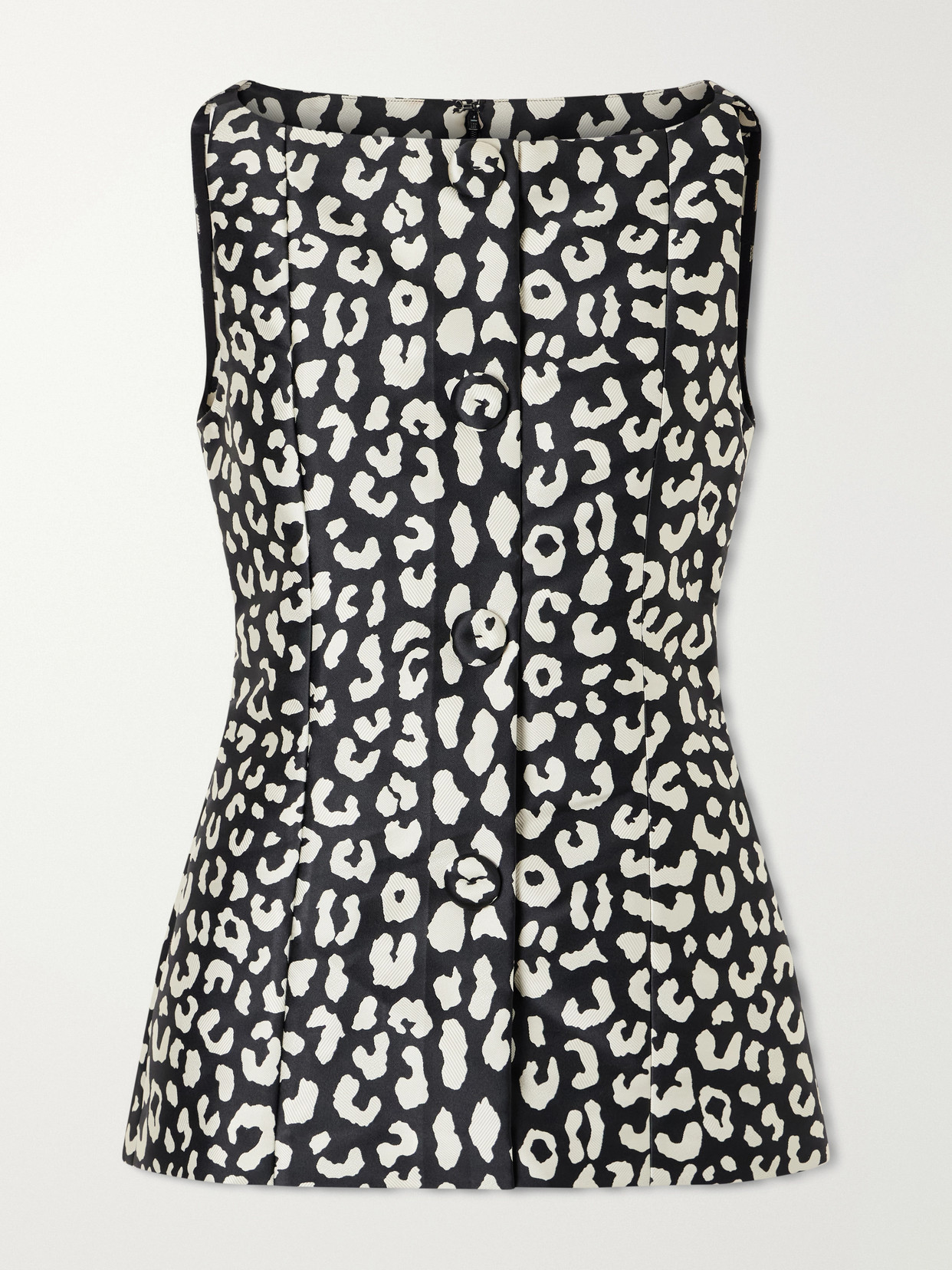Leopard-Patterned Blouse