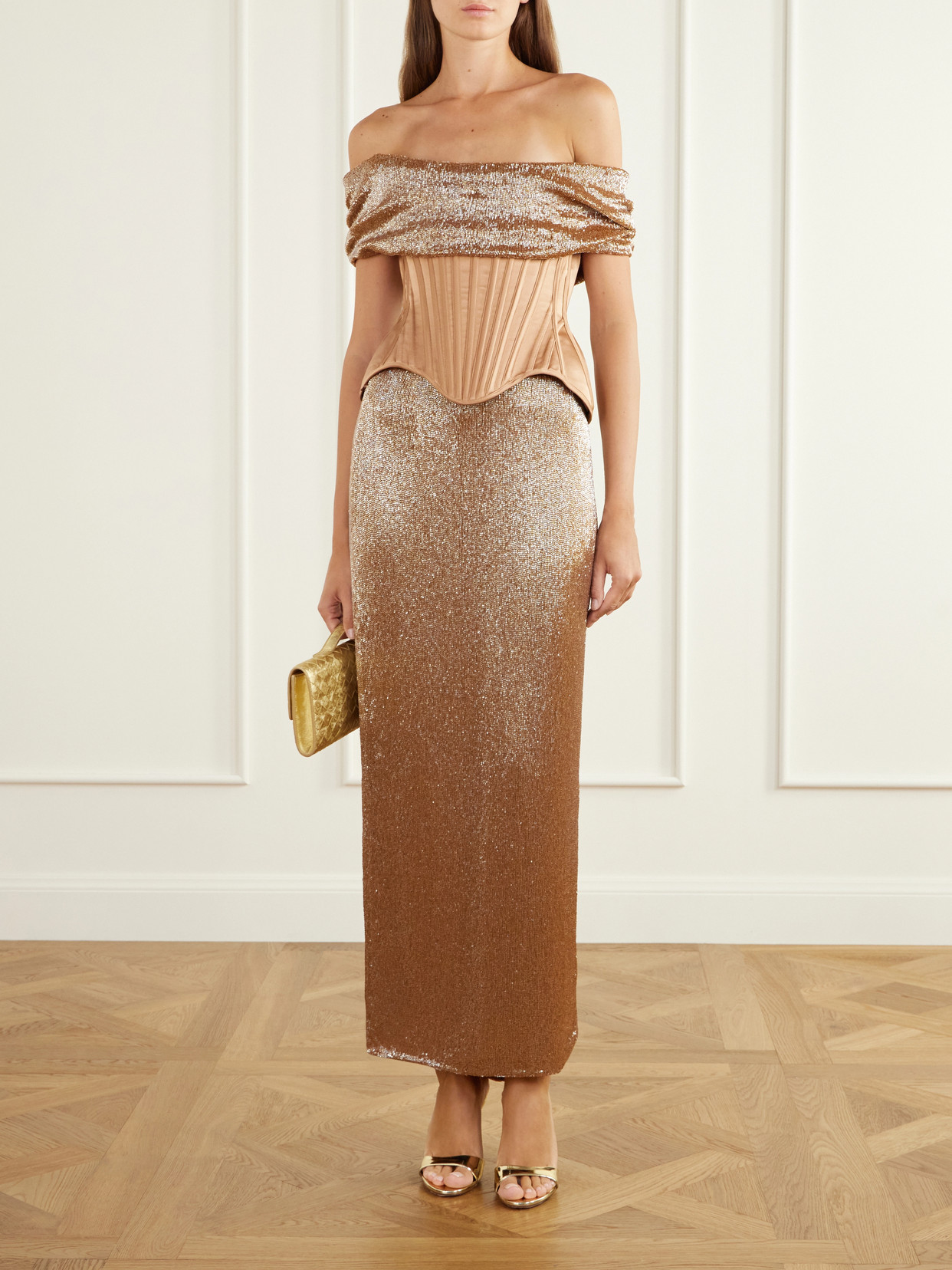 Bead-Embellished Midi