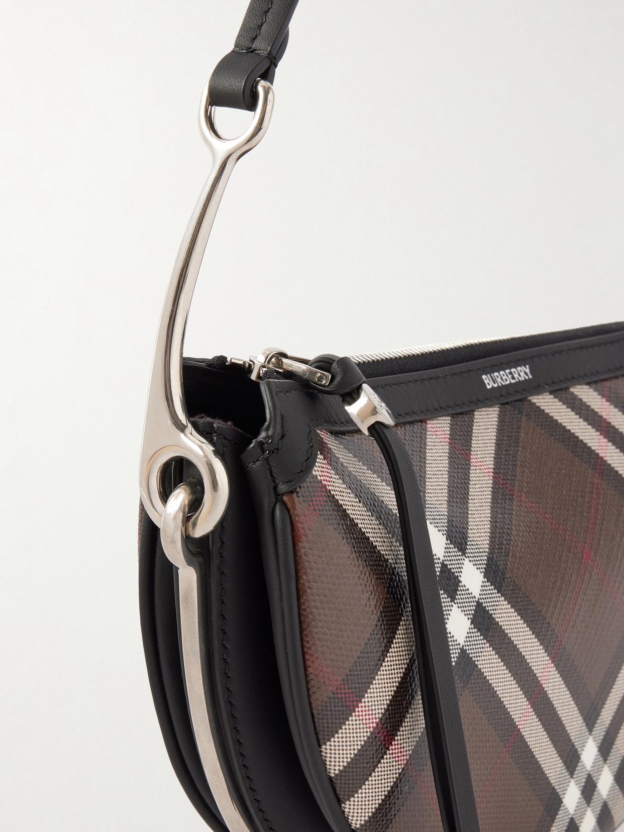 Checked Shoulder Bag