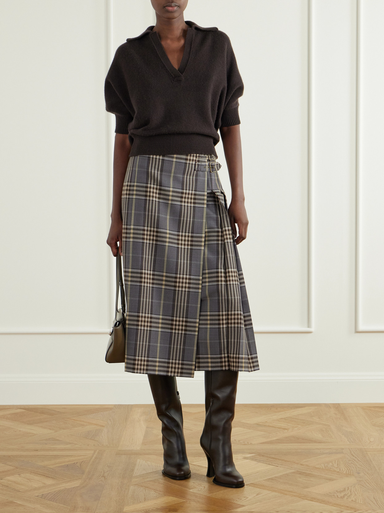100 Belted Knee-High Boots