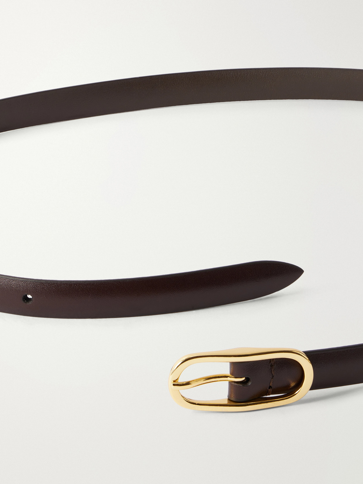 Anderson's Leather Belt In Brown