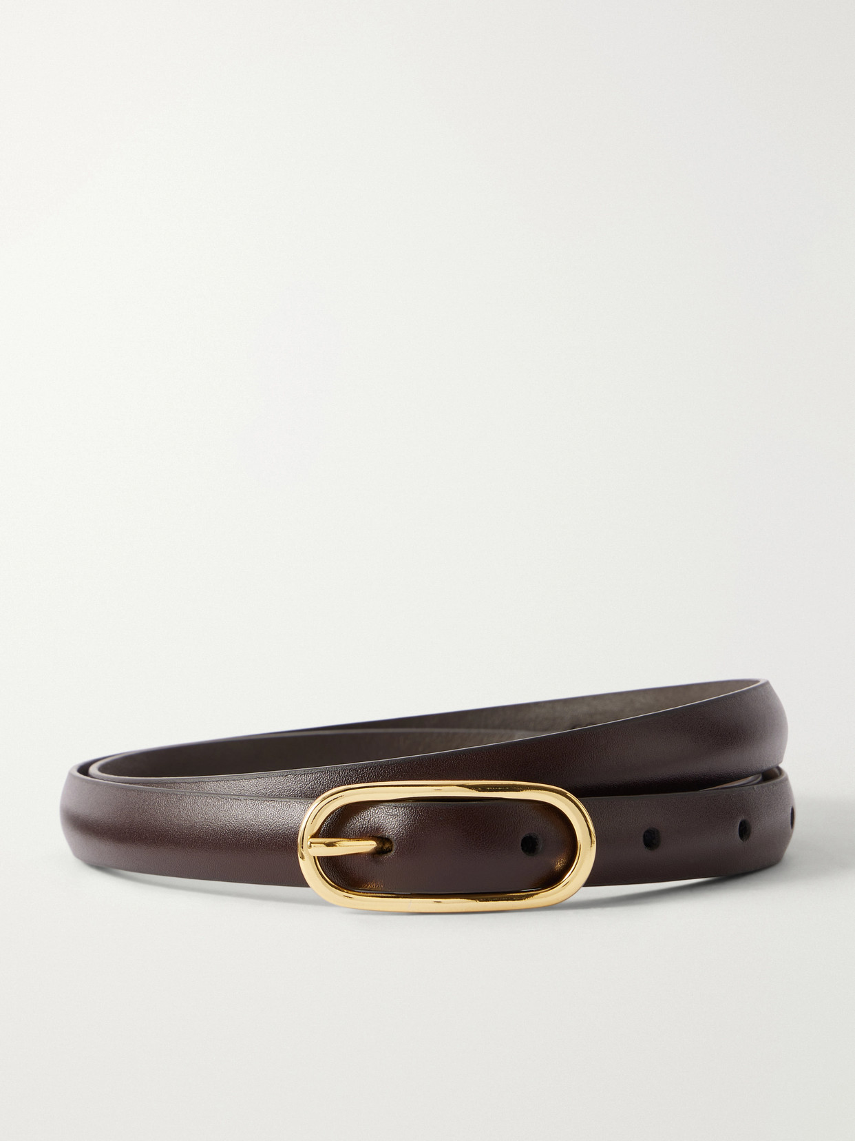 Anderson's Leather Belt In Brown