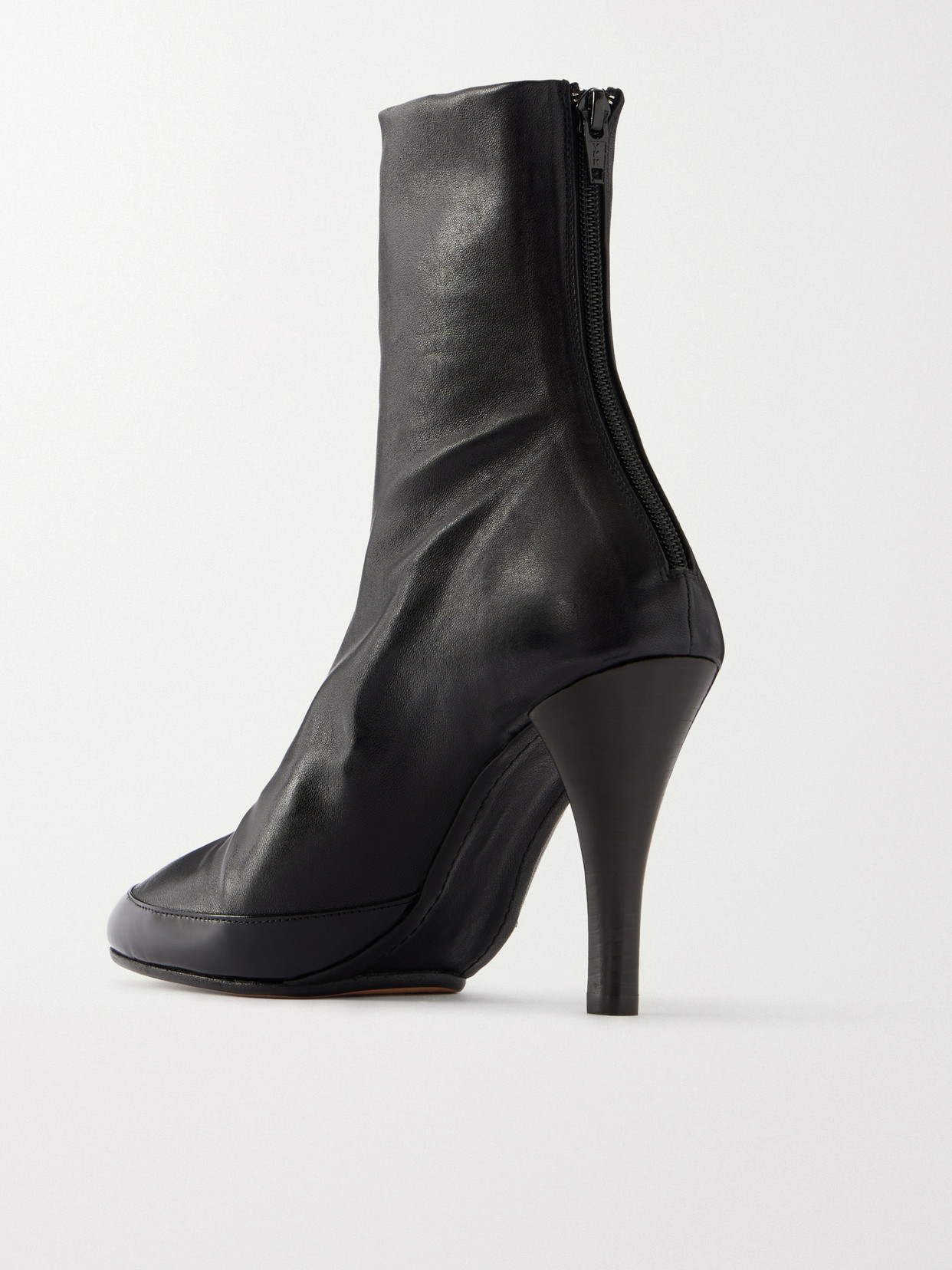 Luna Stretch-Leather Ankle Boots