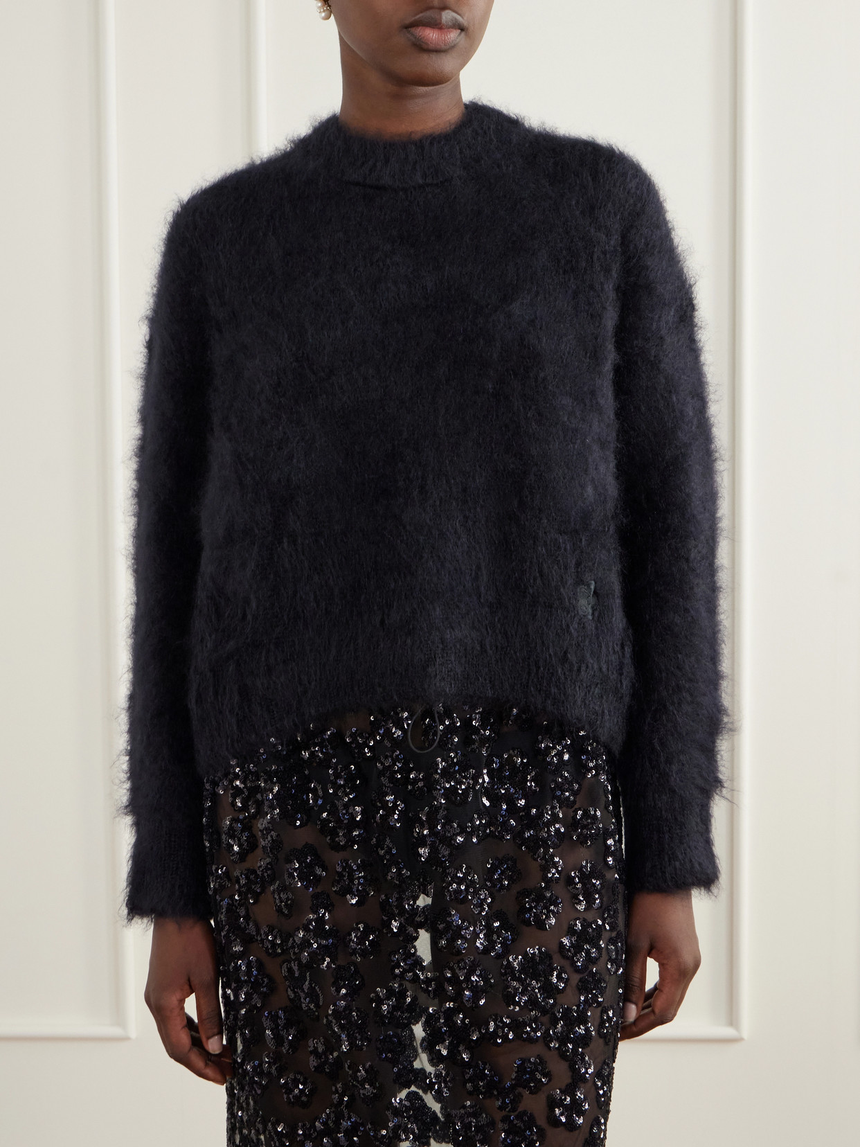 Firall Brushed Mohair And Silk-Blend Sweater