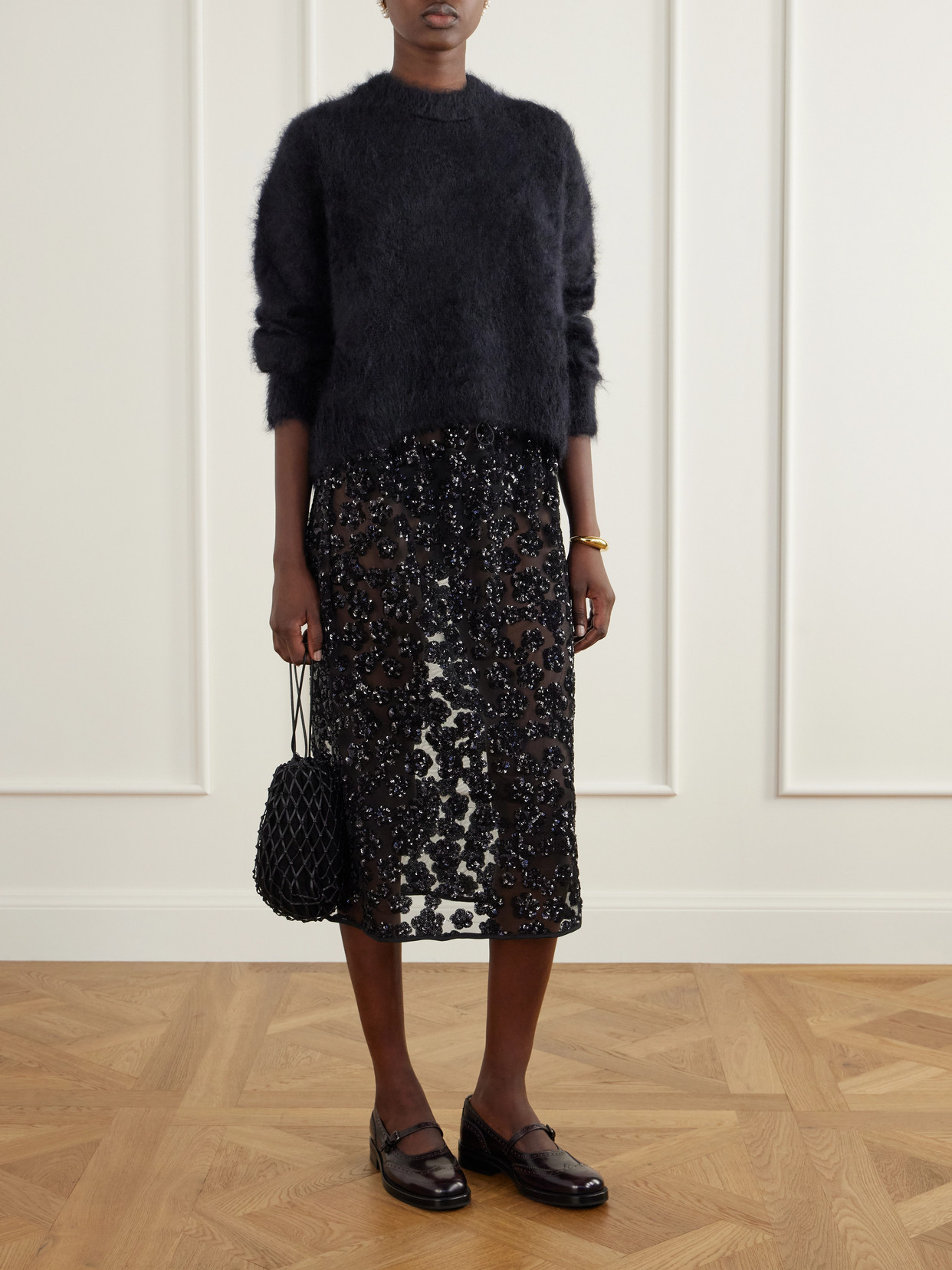 Firall Brushed Mohair And Silk-Blend Sweater
