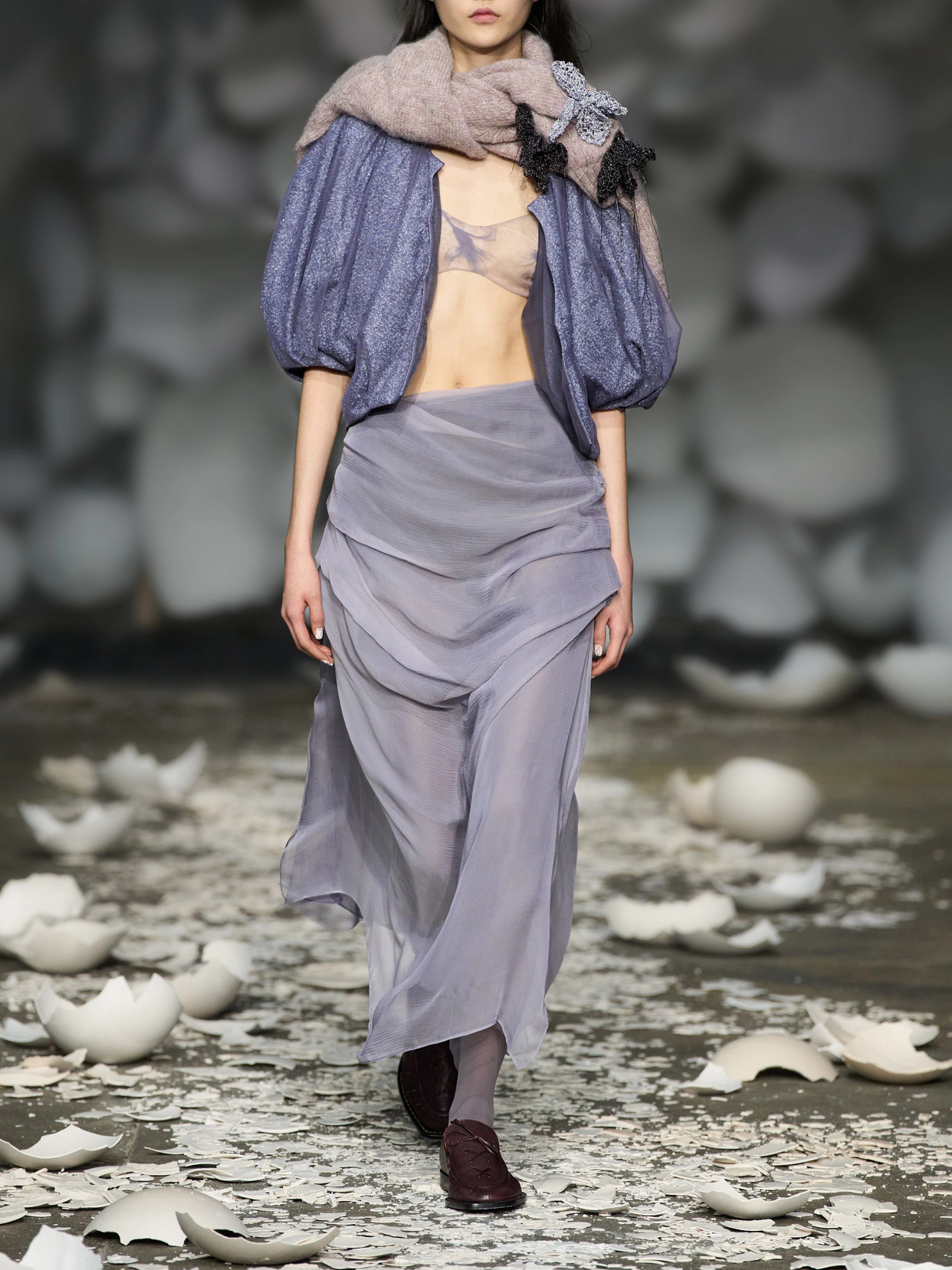 Lauren Layered Tulle And Jacket