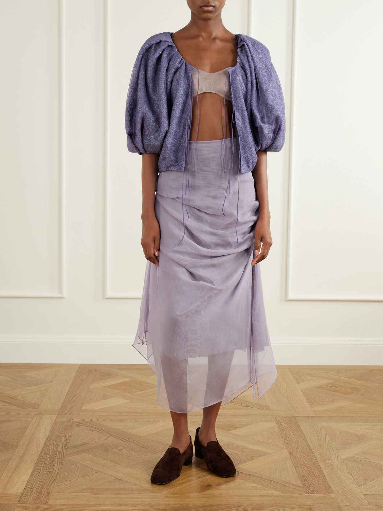 Lauren Layered Tulle And Jacket