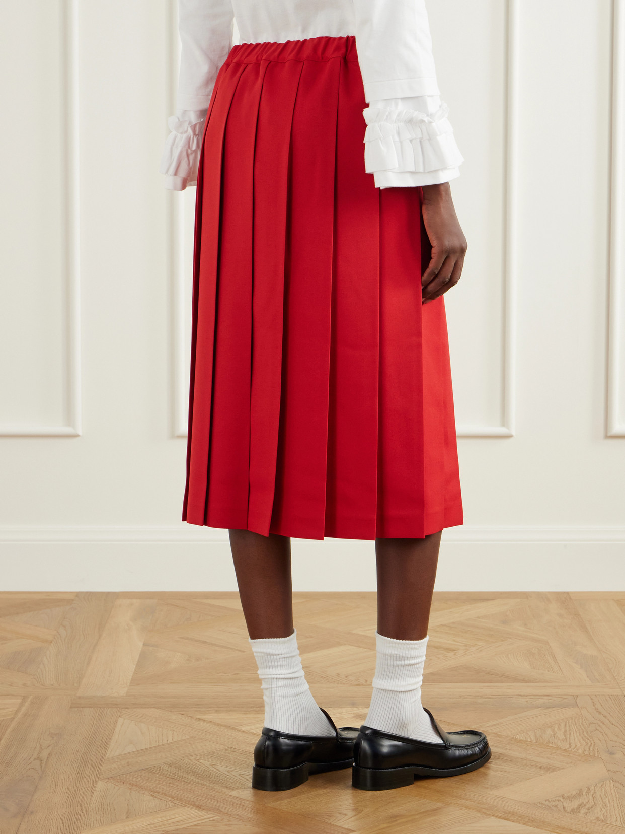 Comme Des Garçons Girl - Pleated Gabardine Midi