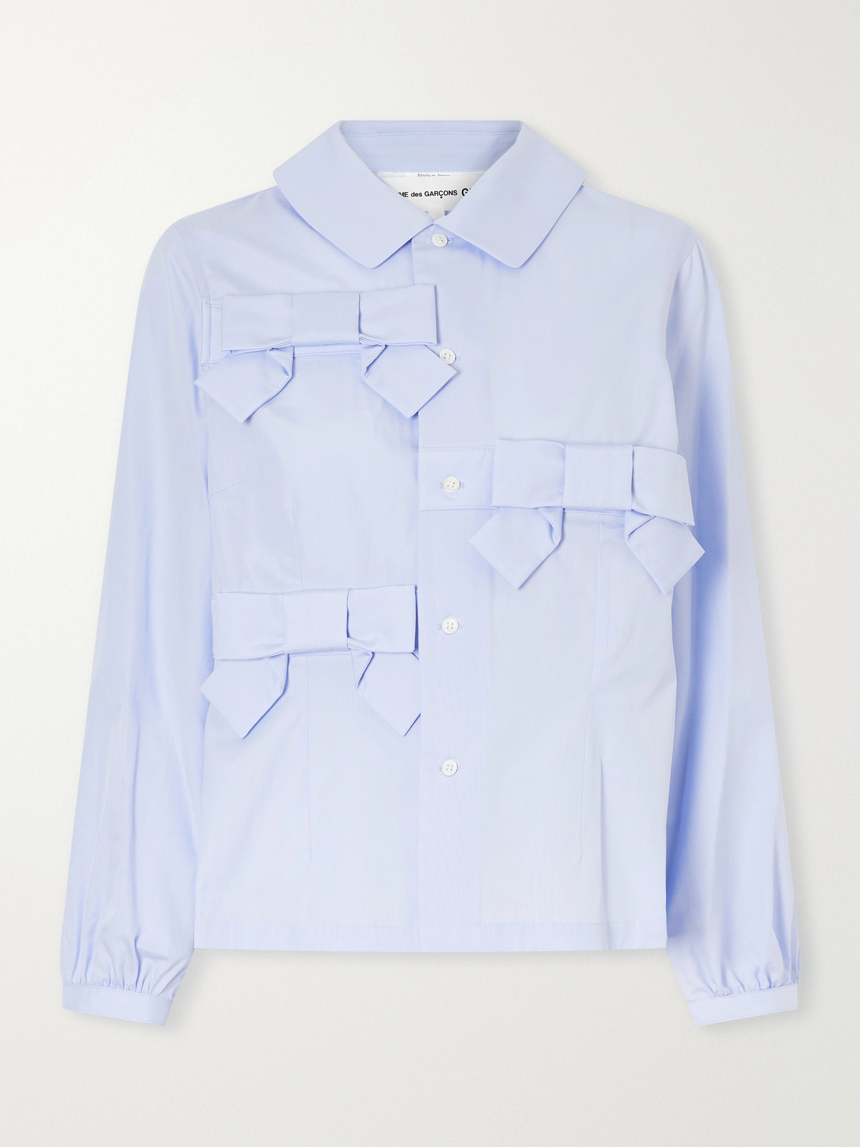 Comme Des Garçons Girl - Bow-Detailed Cotton-Poplin Shirt