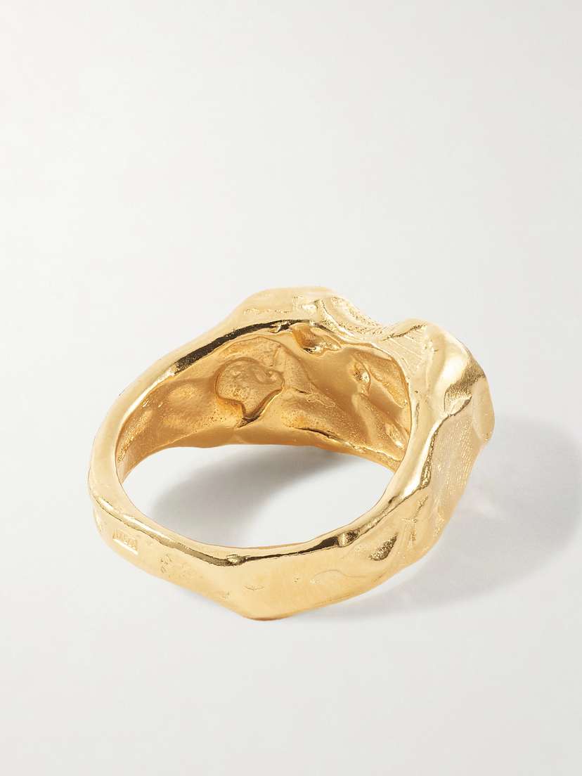 Simuero Buzo Gold-plated Sterling Silver Topaz And Cubic Zirconia Ring | Thumbnail 4 Simuero Buzo Gold-plated Sterling Silver Topaz And Cubic Zirconia Ring | Thumbnail 4