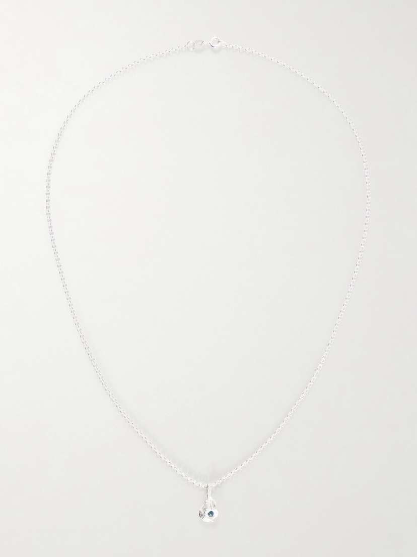 Simuero Por Un Perro Sterling Silver, Topaz Pendant Necklace