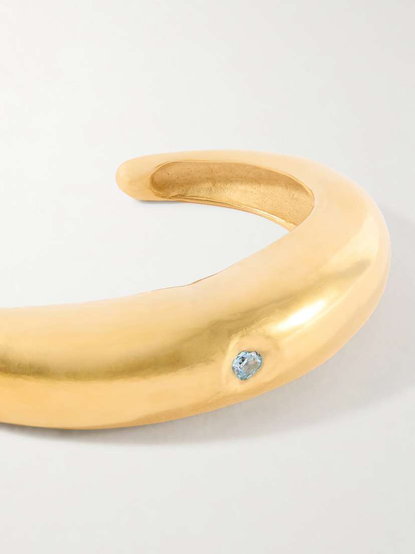 Simuero Delfina Gold-plated Cubic Zirconia Bangle | Thumbnail 4 Simuero Delfina Gold-plated Cubic Zirconia Bangle | Thumbnail 4