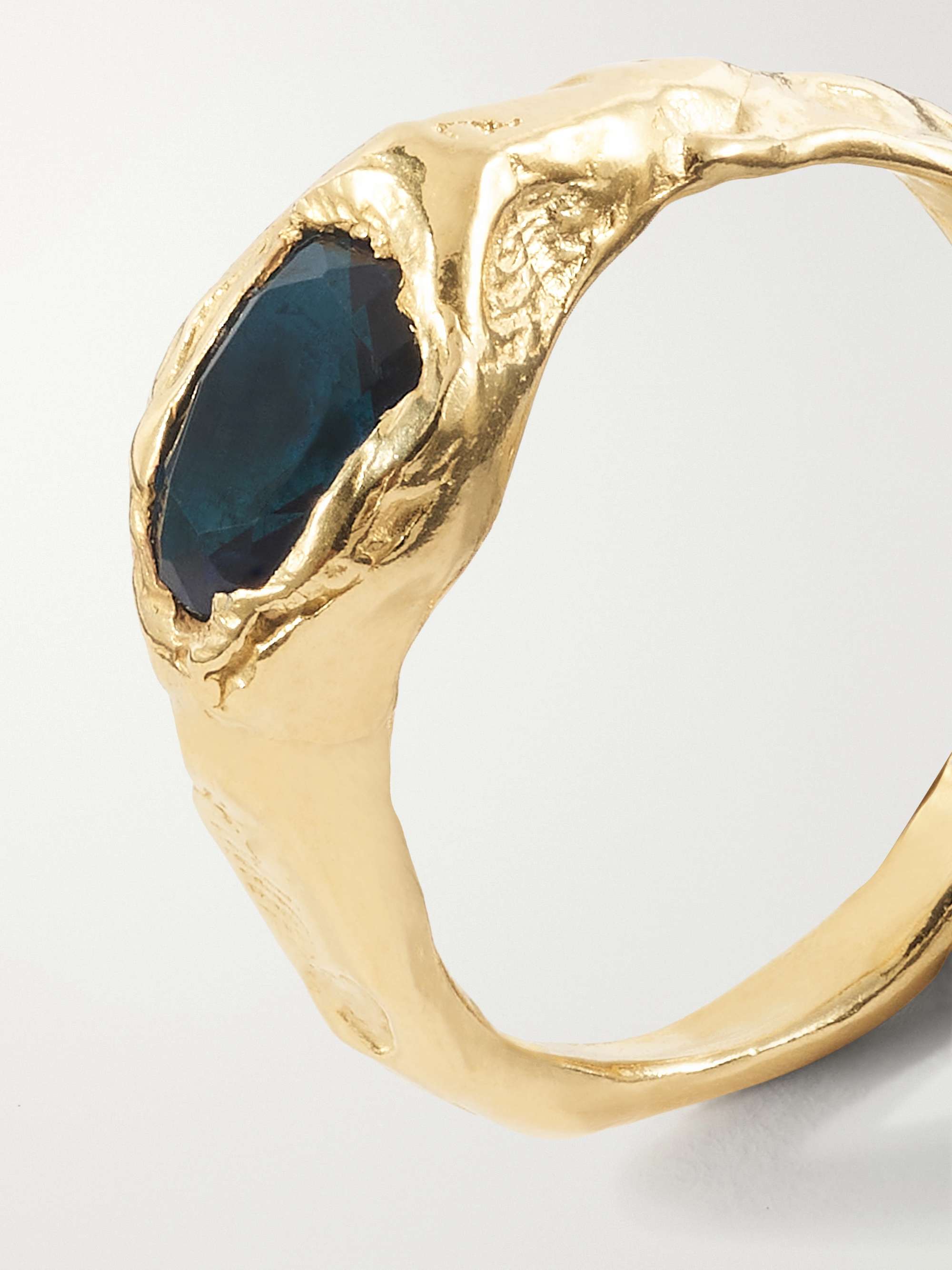 SIMUERO Faro Formentor gold-plated sterling silver and cubic