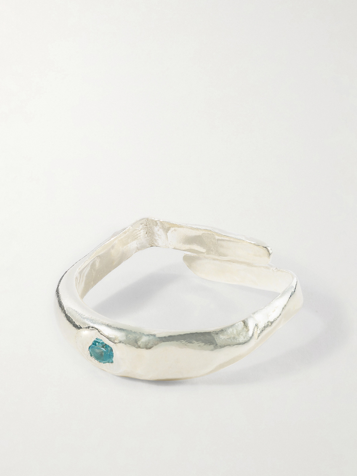 Simuero Aurelia Sterling Silver, Zirconia Toe Ring
