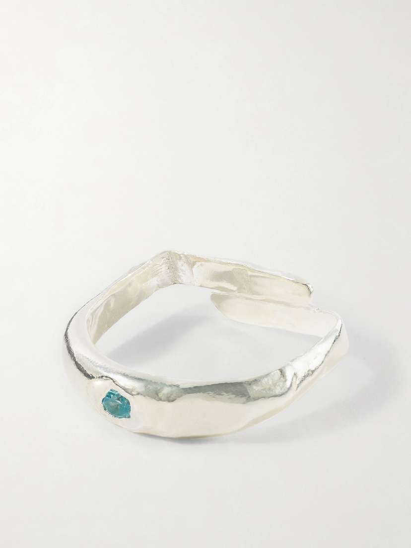 Simuero Aurelia Sterling Silver, Zirconia Toe Ring