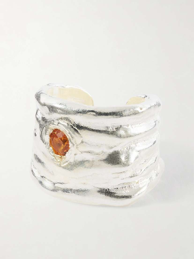 Simuero Orilla Sterling Silver And Sapphire Toe Ring