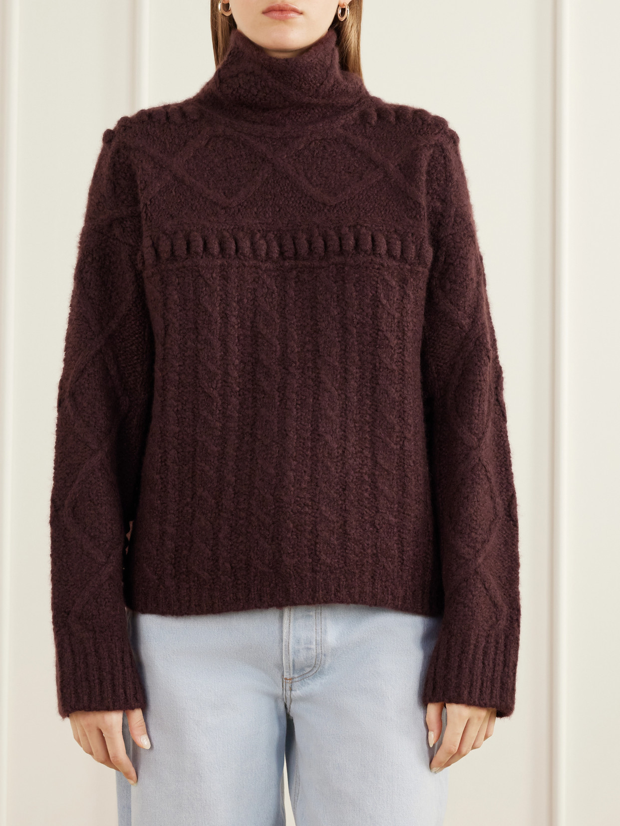 Super Cloud Cashmere And Silk-Blend Knitted Turtleneck Sweater