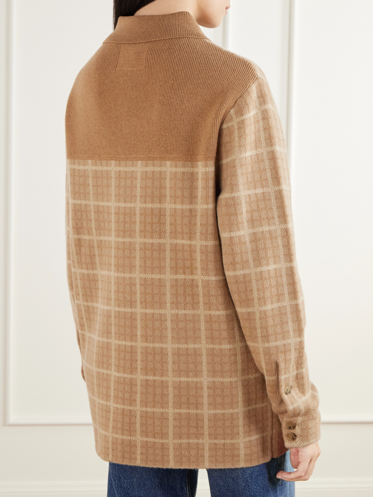 Tartan Industry Checked Wool And Cashmere-Blend Jacket