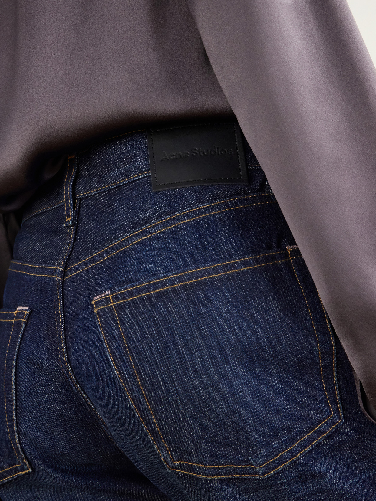 Mid-Rise Straight-Leg Jeans