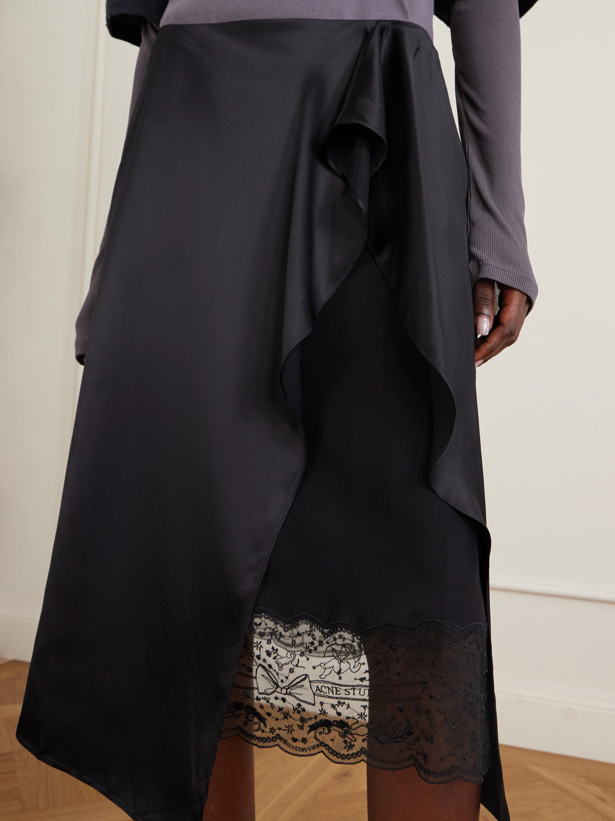 Ruffled Midi