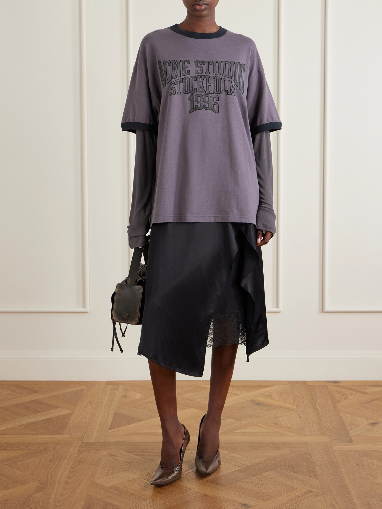 Ruffled Midi