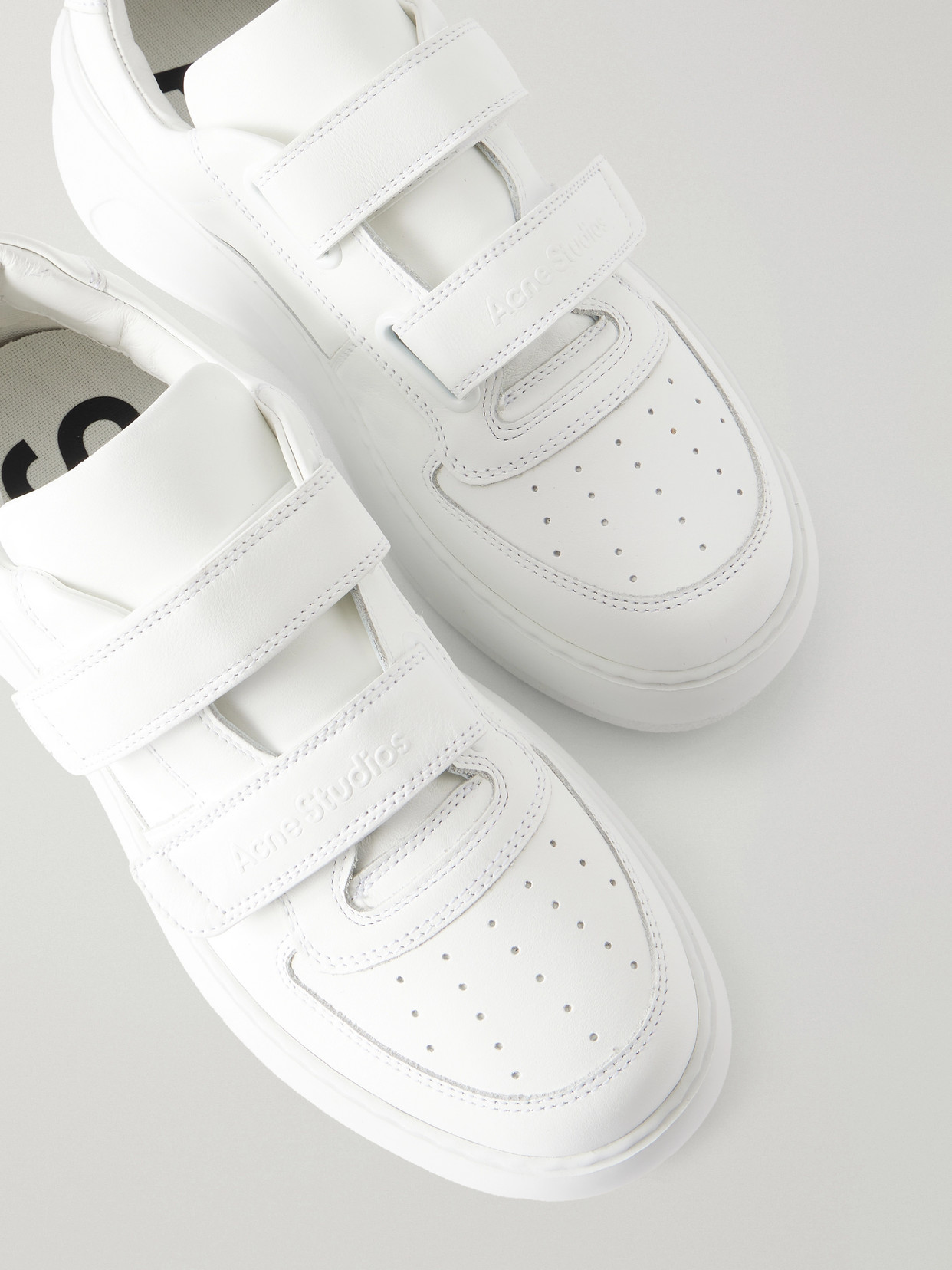 Steffey Logo-Detailed Leather Platform Sneakers