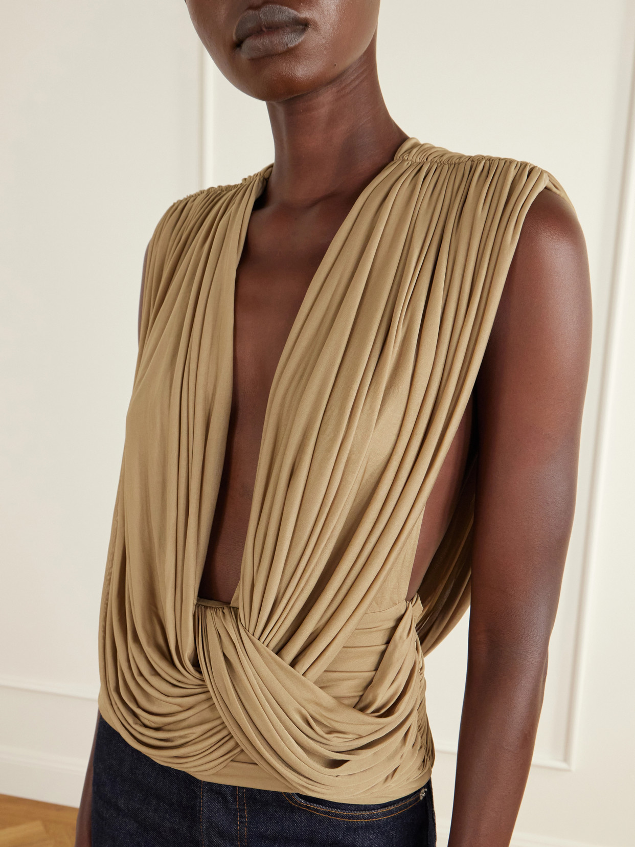 Ripple Draped Top