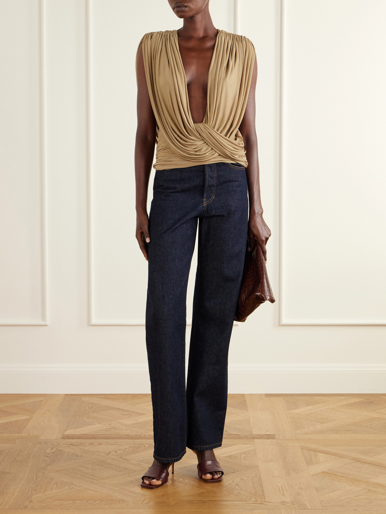 Ripple Draped Top