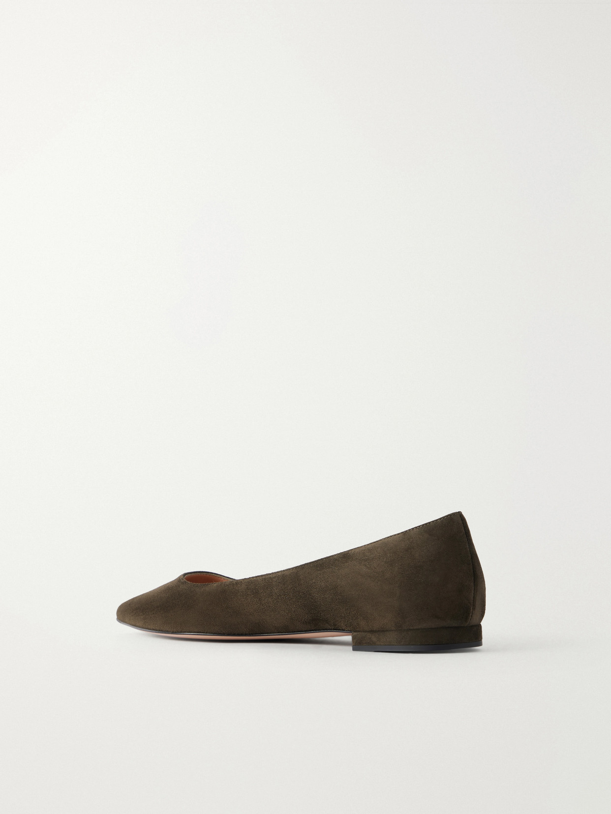 Suede Ballet Flats