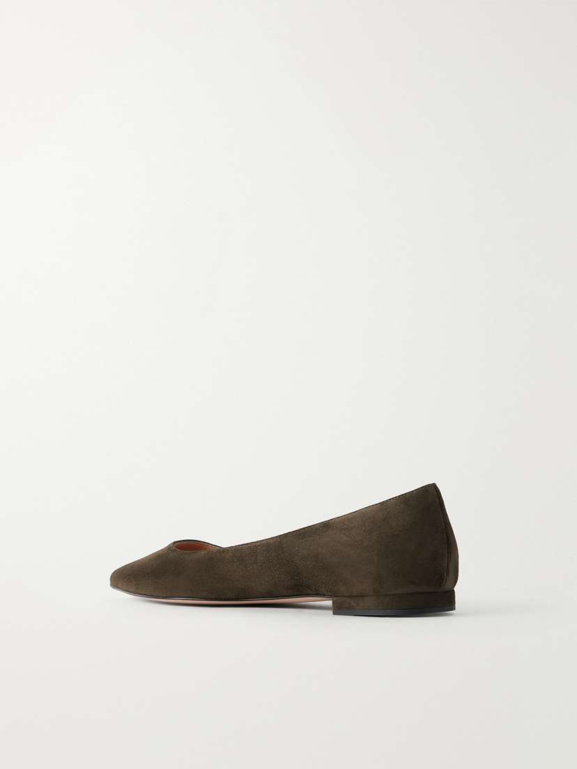 Gianvito Rossi Suede Ballet Flats | Thumbnail 3