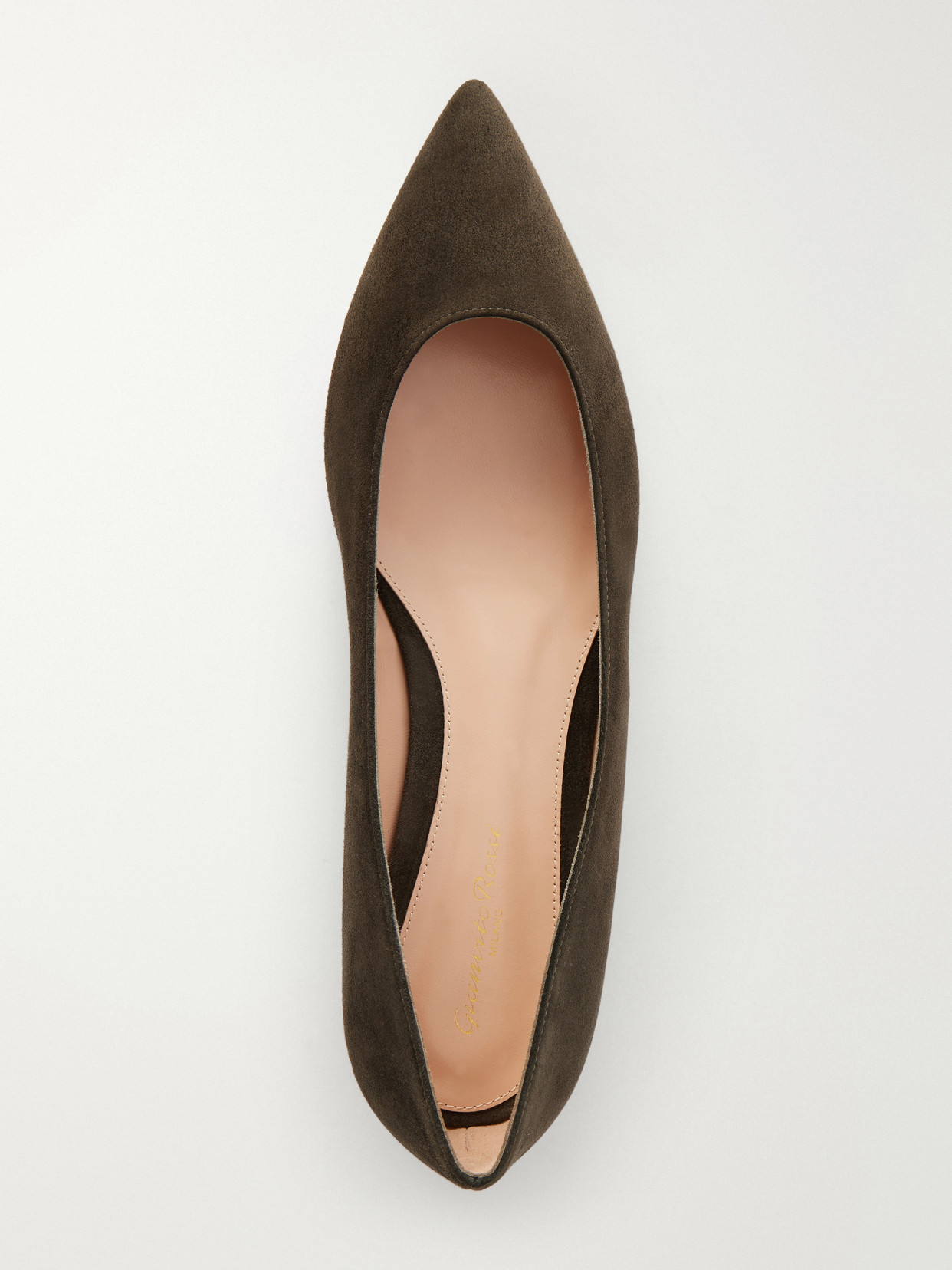 Suede Ballet Flats