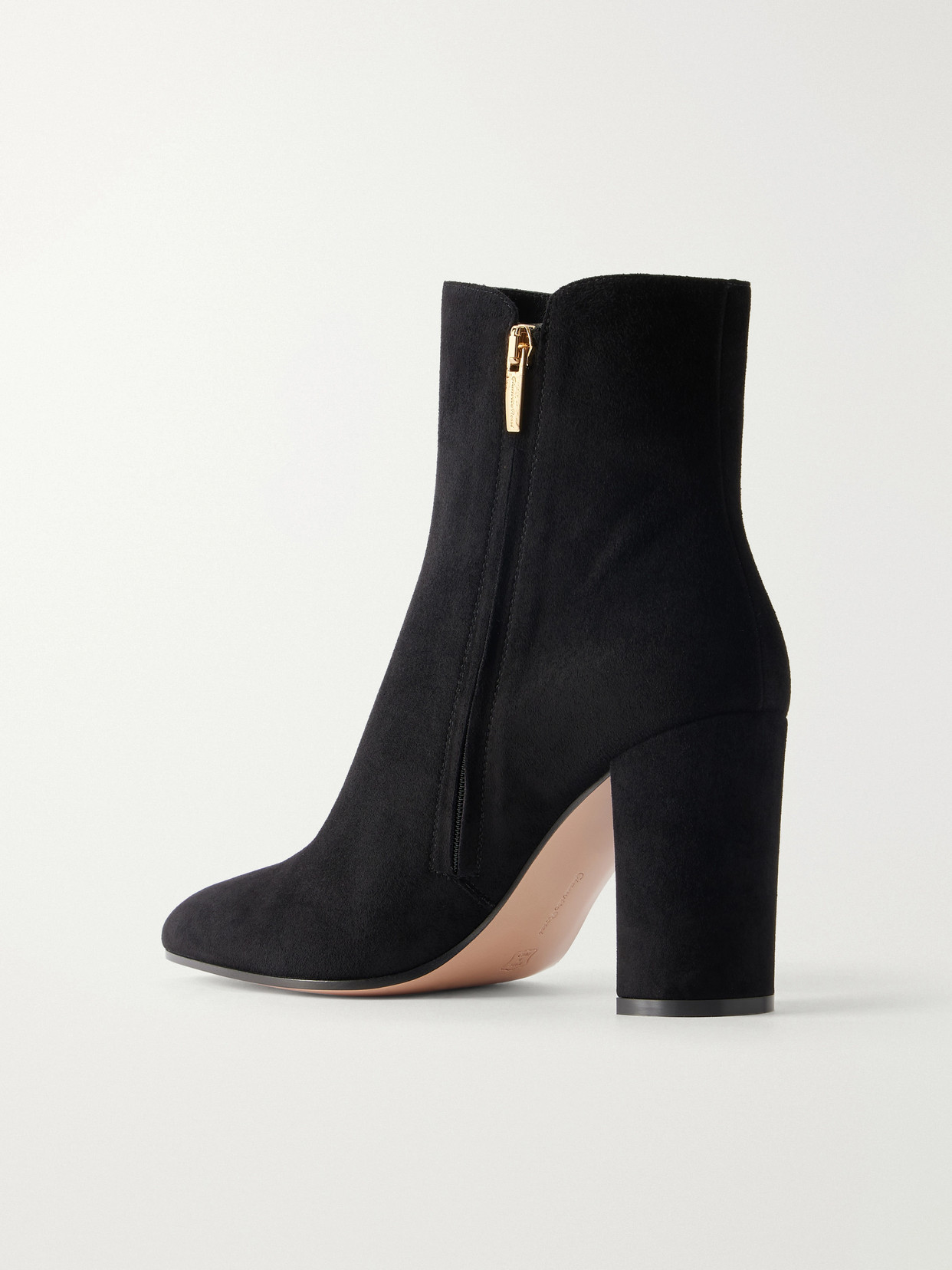 85 Suede Heeled Ankle- Boots