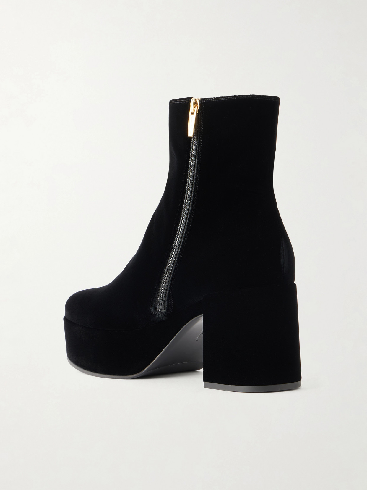 Sally 75 Velvet Ankle Boots