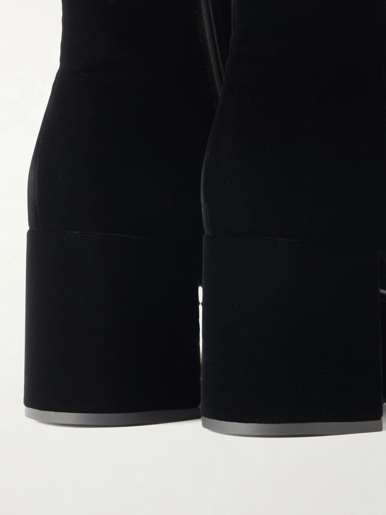 Sally 75 Velvet Ankle Boots