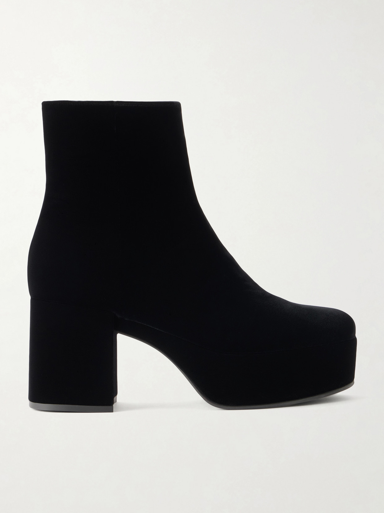 Sally 75 Velvet Ankle Boots