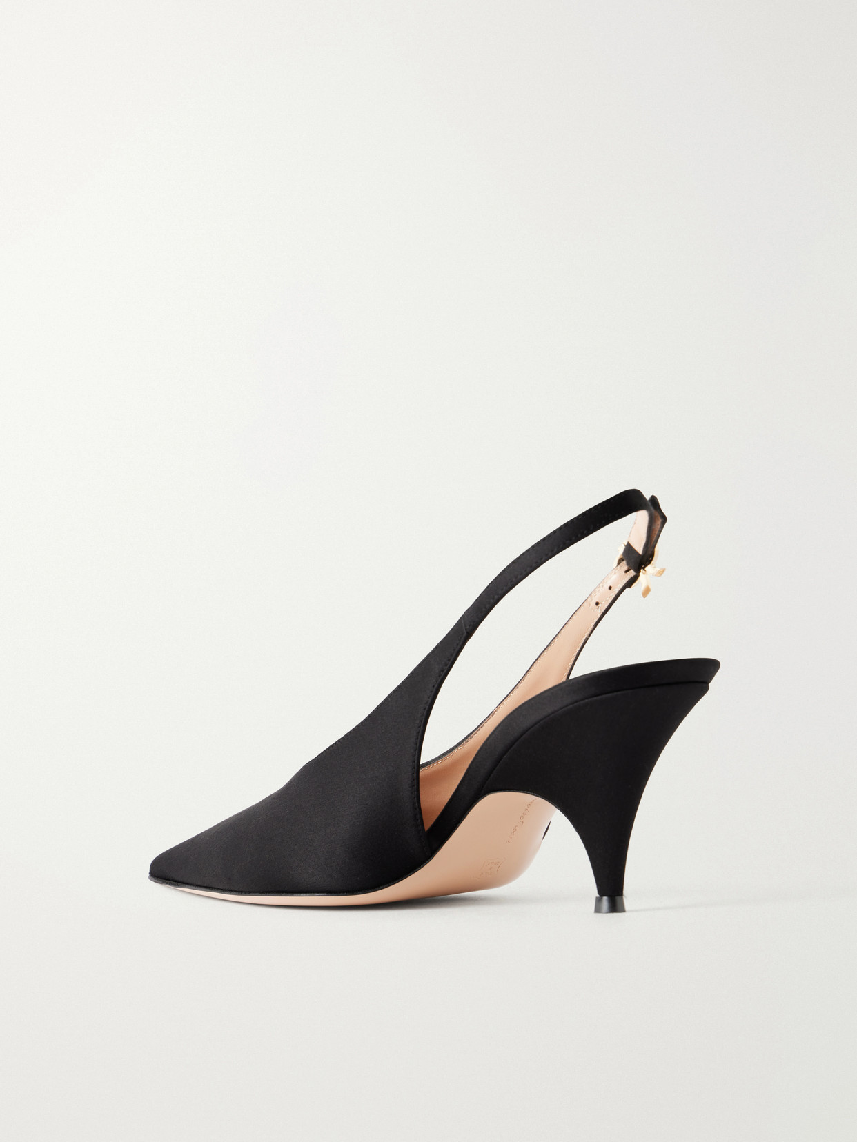 Sofia 70 Crepe-Satin Slingback
