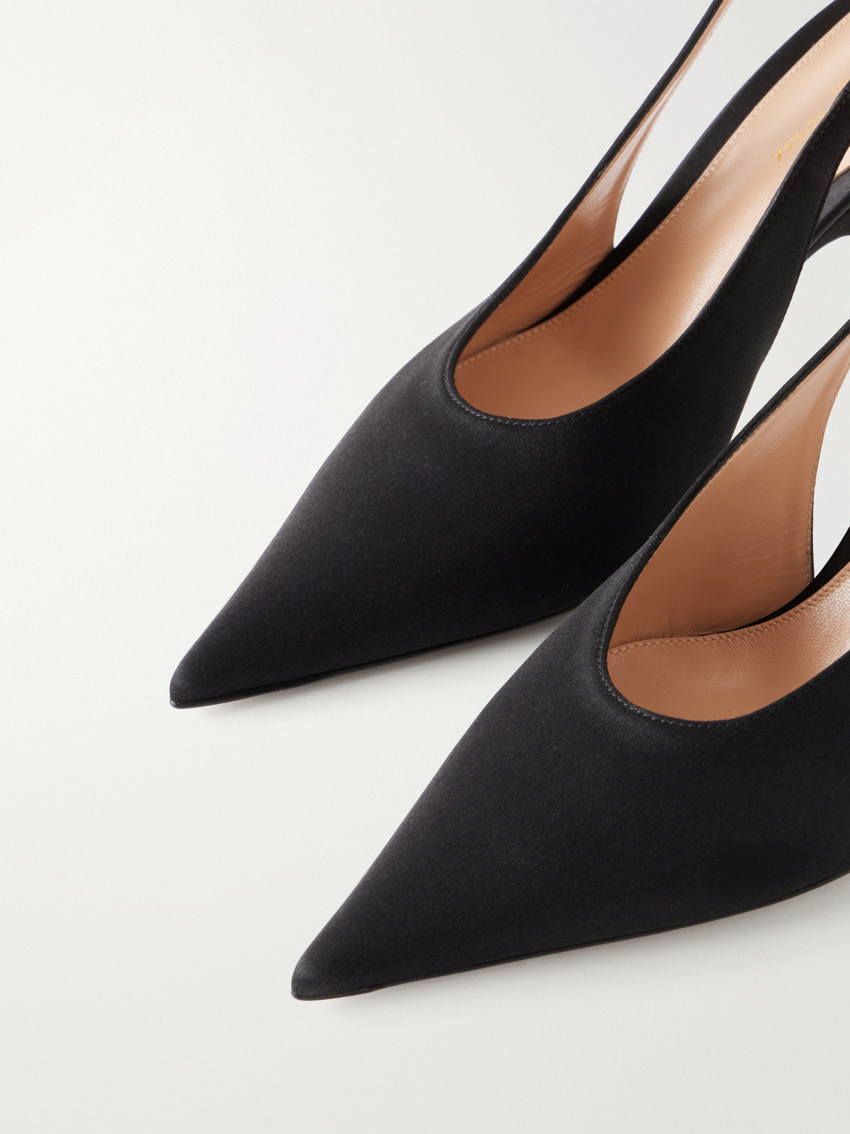 Sofia 70 Crepe-Satin Slingback