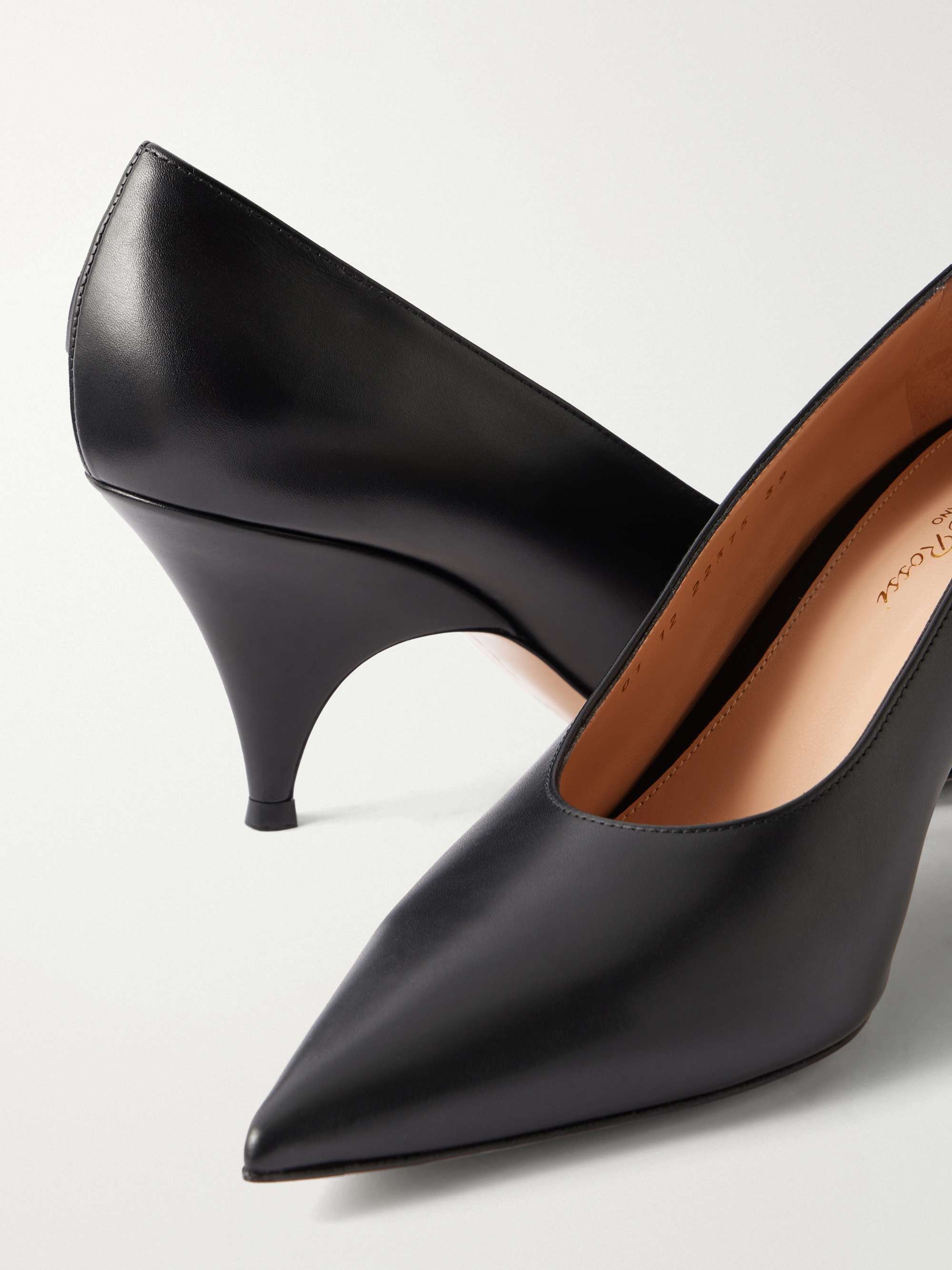 GIANVITO ROSSI Sofia 70 leather pumps | NET-A-PORTER
