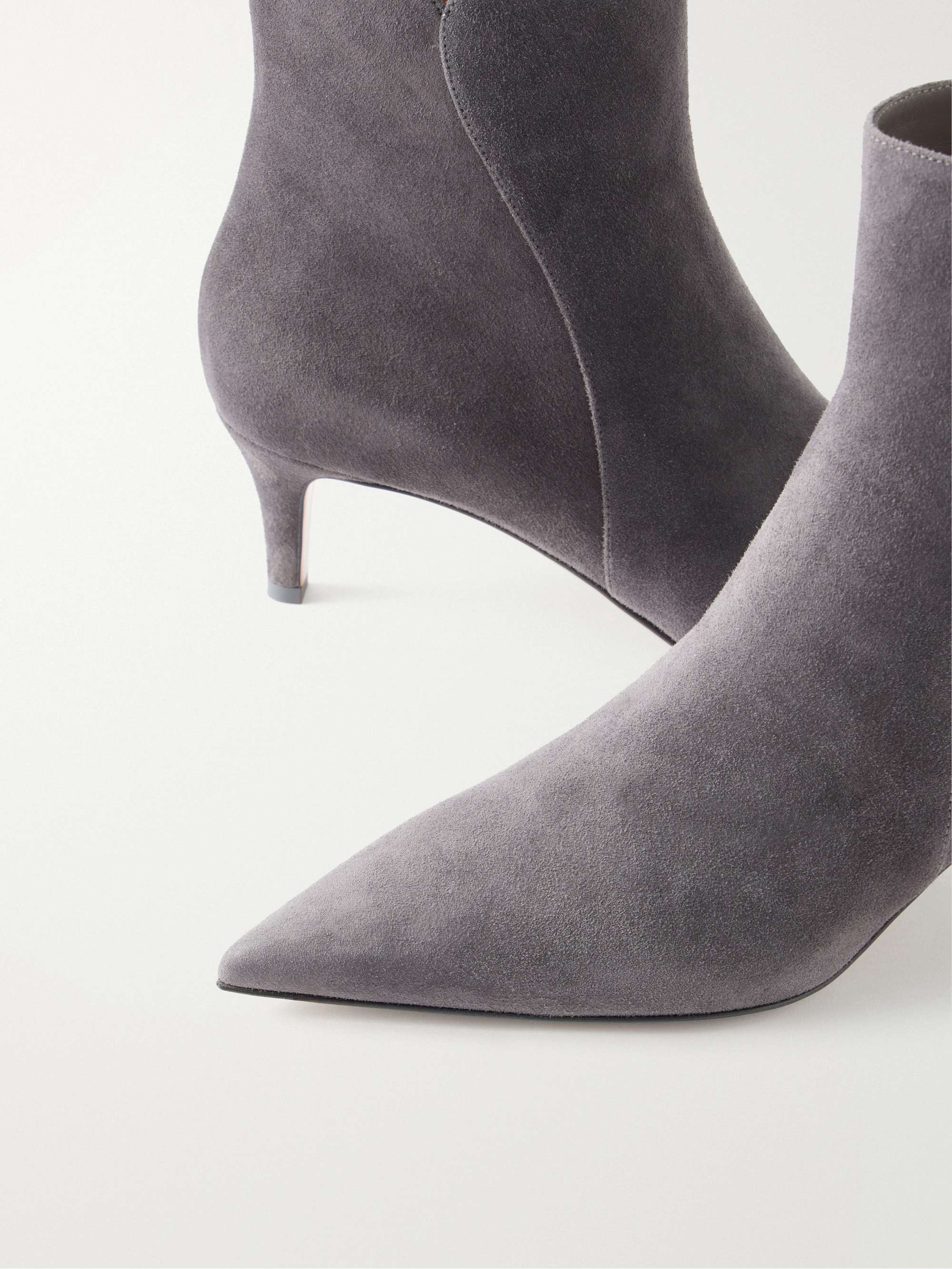 GIANVITO ROSSI Levy 55 suede ankle boots | NET-A-PORTER