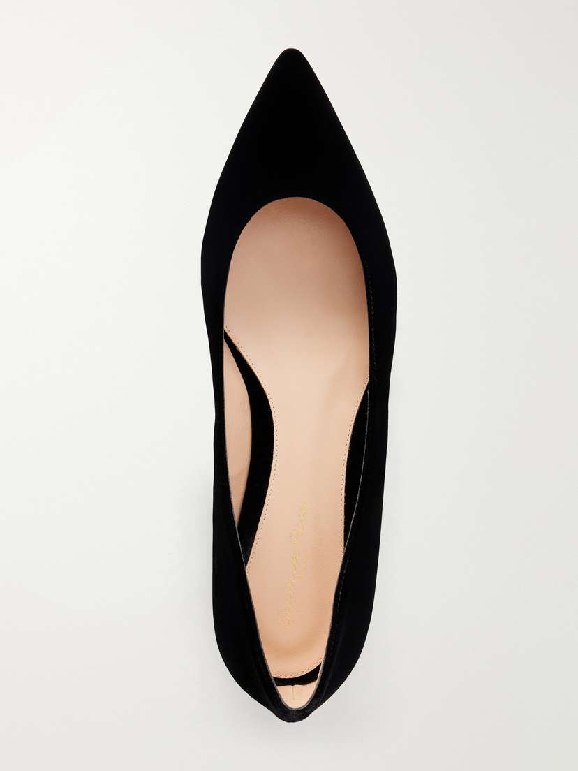 Gianvito Rossi Gianvito Velvet Ballet Flats | Thumbnail 6 Gianvito Rossi Gianvito Velvet Ballet Flats | Thumbnail 6