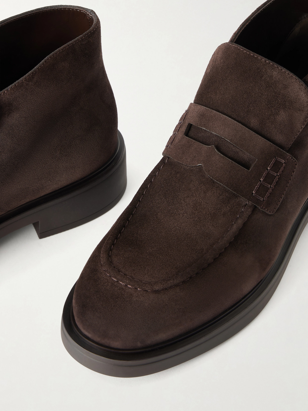 Suede Penny Loafer