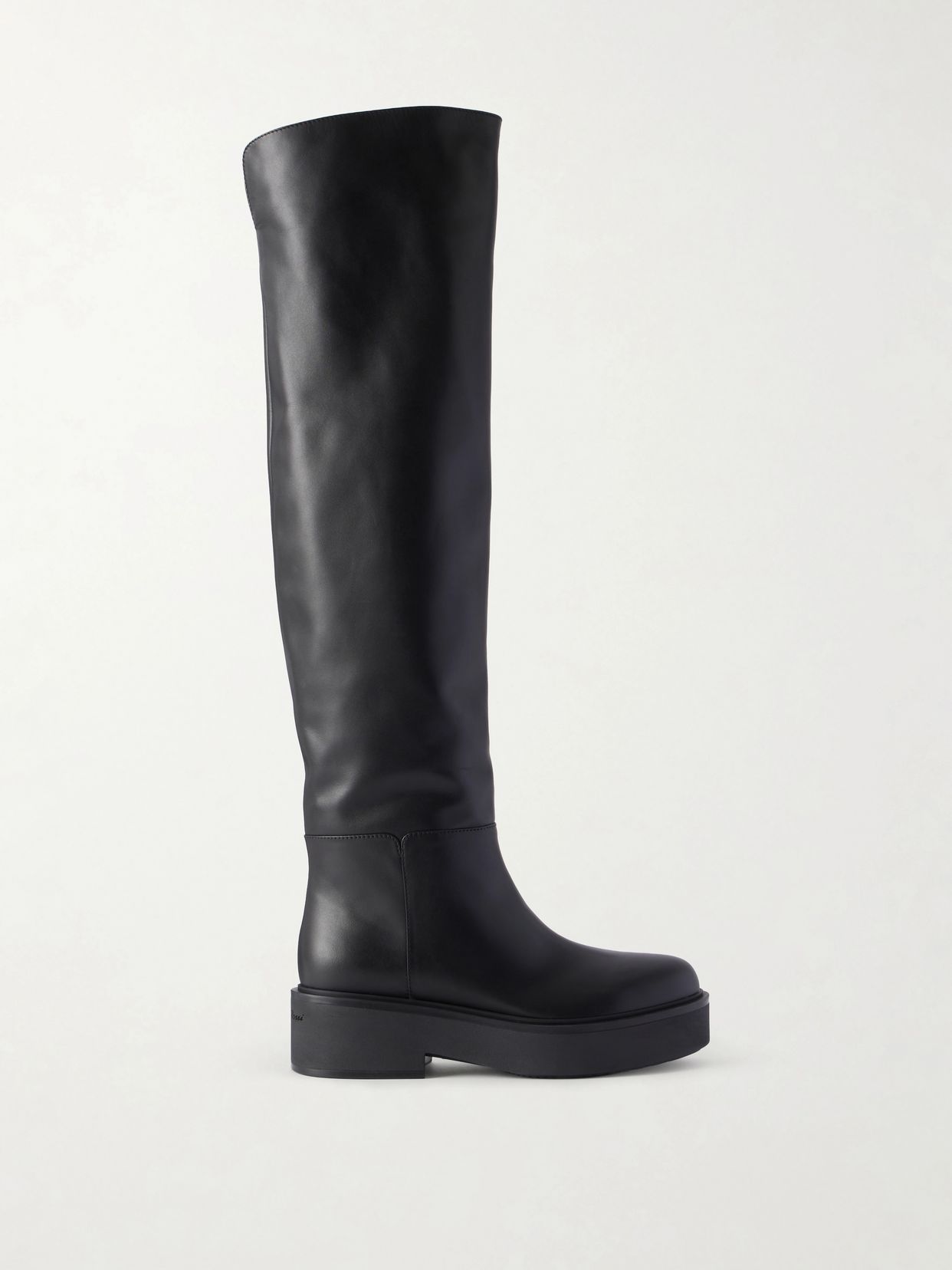 20 leather knee boots