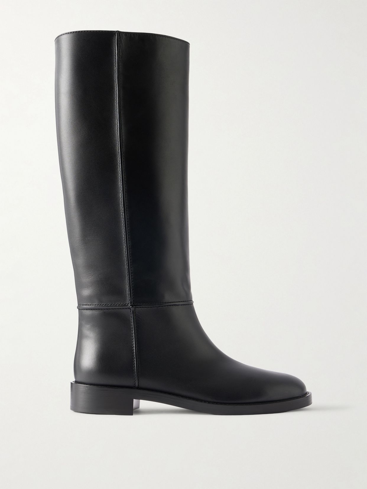 riding leather knee boots