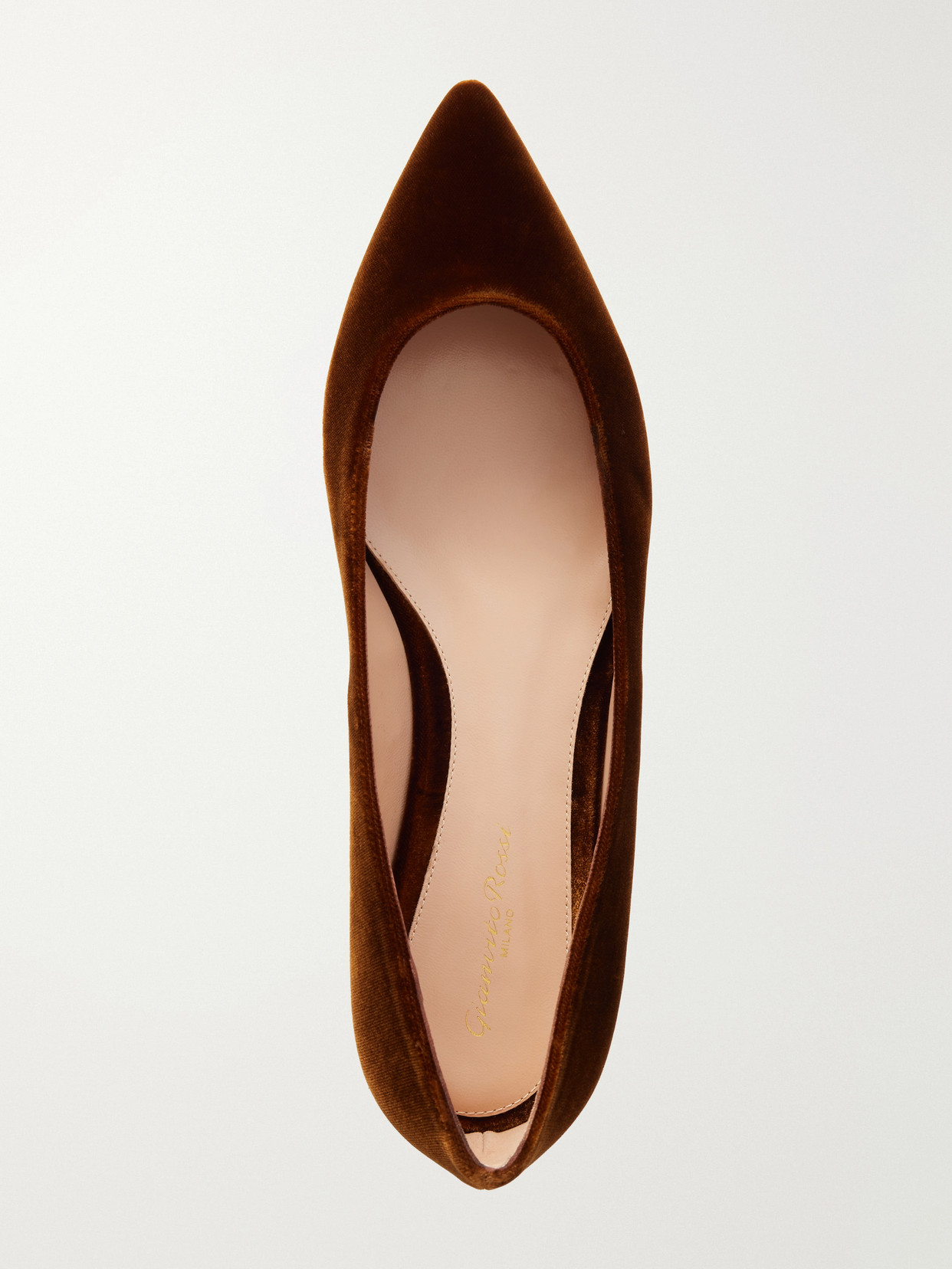 Gianvito Velvet Ballet Flats