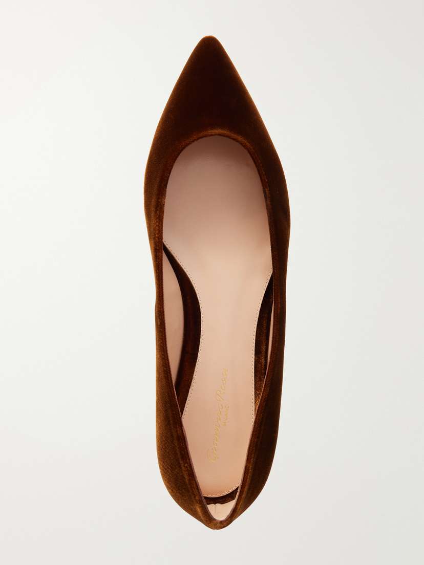 Gianvito Rossi Gianvito Velvet Ballet Flats | Thumbnail 6 Gianvito Rossi Gianvito Velvet Ballet Flats | Thumbnail 6