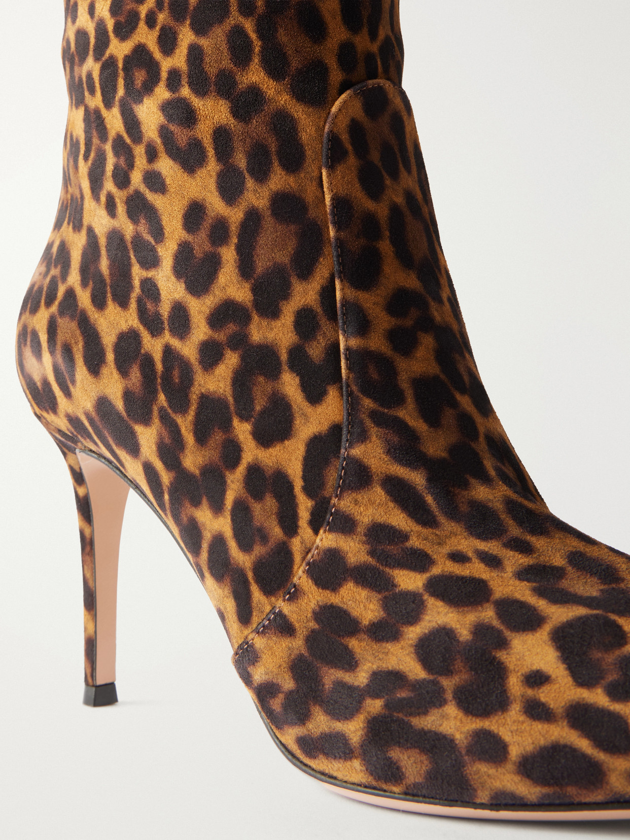 Hansen Cuissard 85 Leopard-Print Suede Over-The-Knee Boots