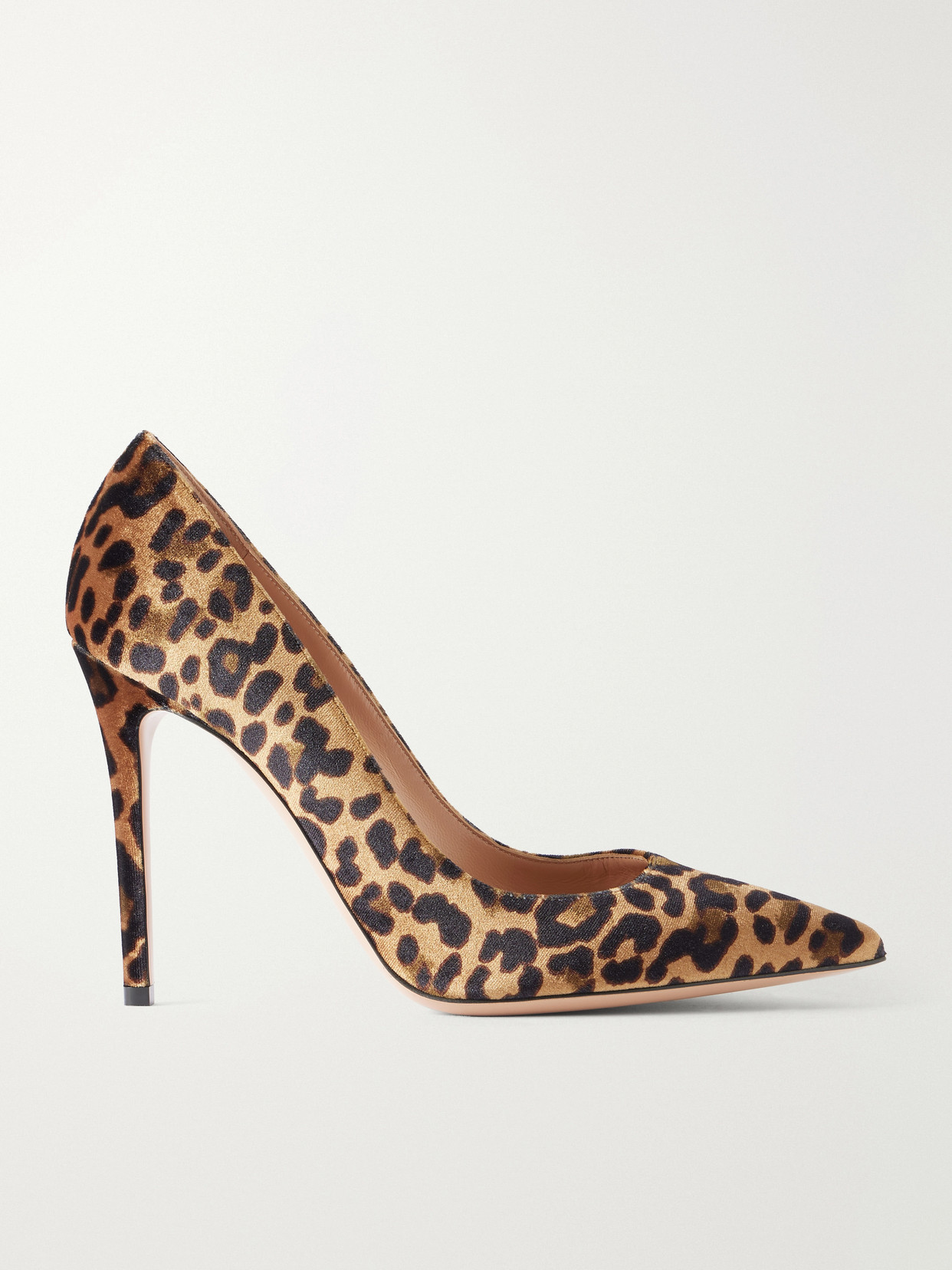 Gianvito Rossi Gianvito 105 Leopard-print Velvet Pumps In Animal Print