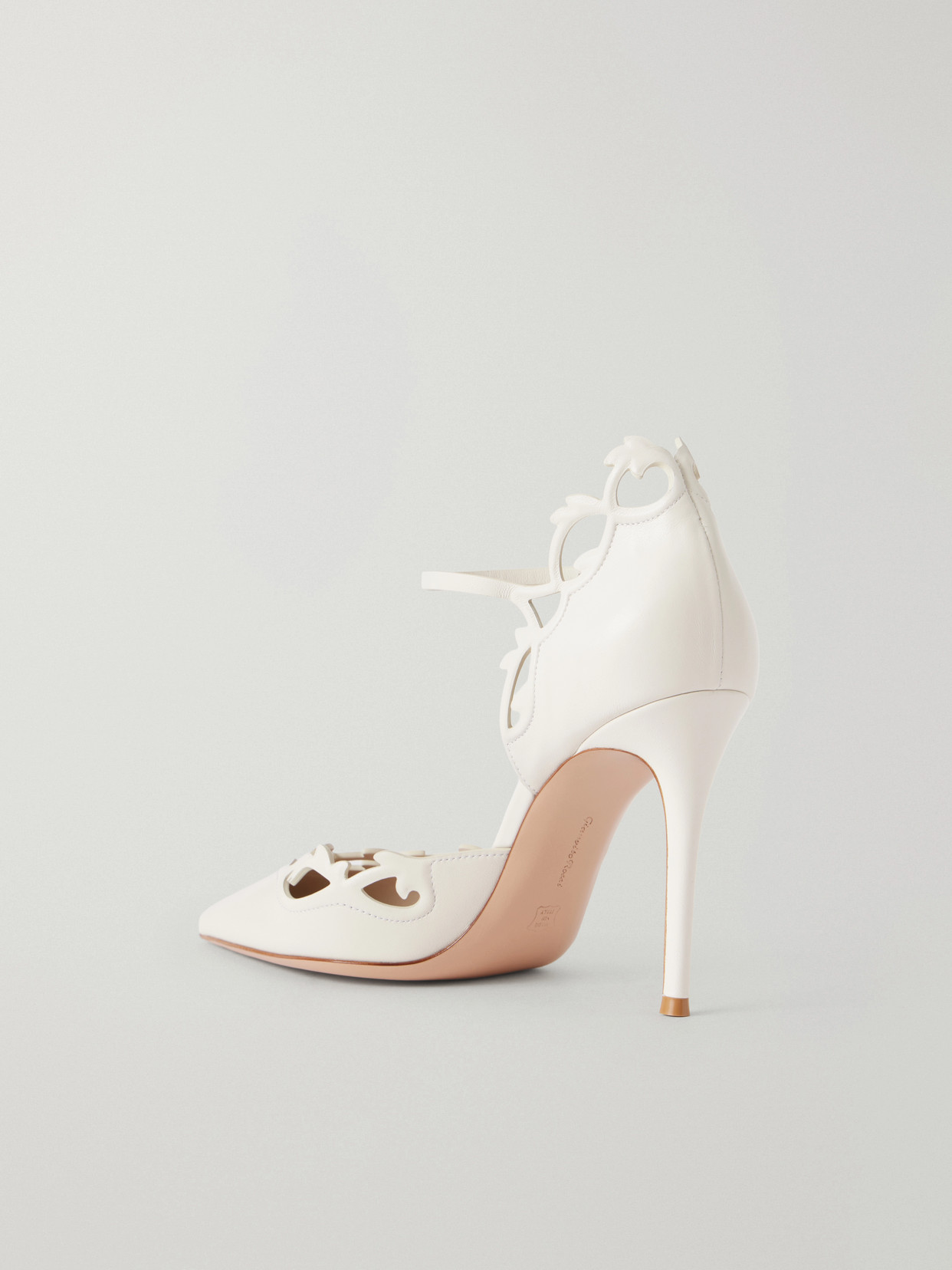 Gianvito Rossi 95 Leather Pumps In Multi