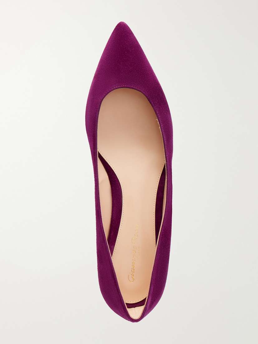 Gianvito Rossi Gianvito Suede Ballet Flats | Thumbnail 6